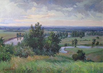 "Пейзаж з річкою", 1970-і