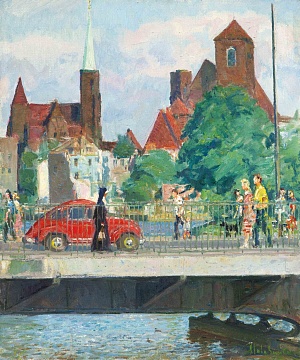 «Вроцлав. Вид на костели», 1977