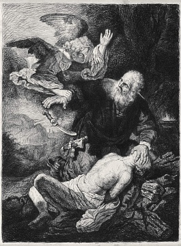 «Рембрандт. Жертвоприношення Авраама», 1872