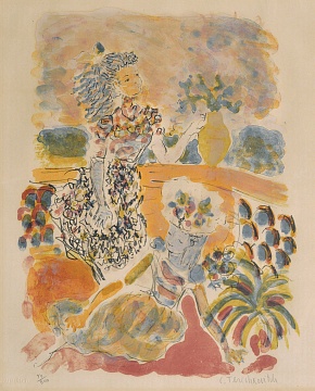 Із серії присвяченій донькам художника Франс та Наталі, 1949