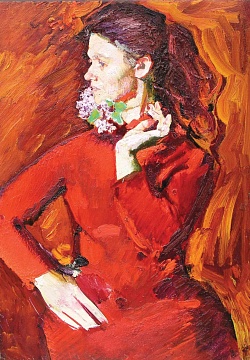 "Портрет жінки в червоному", 1970-ті